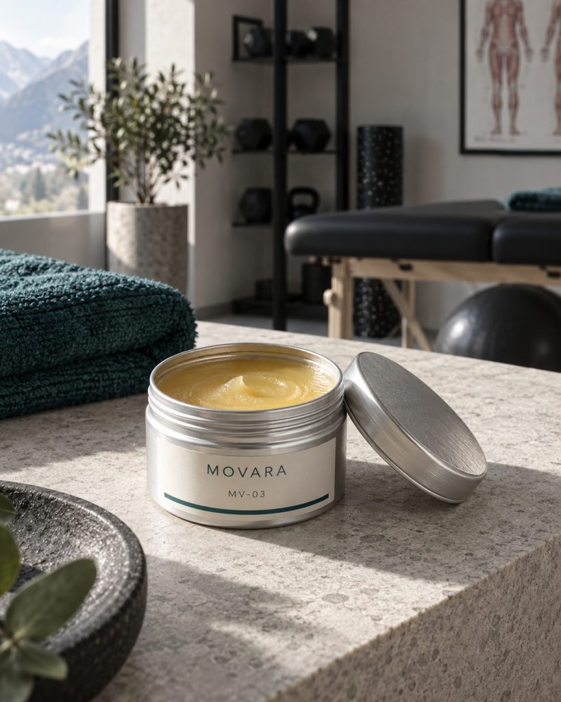 Packshot MV-03, Aluminiumdose geöffnet, Balsam-Textur sichtbar